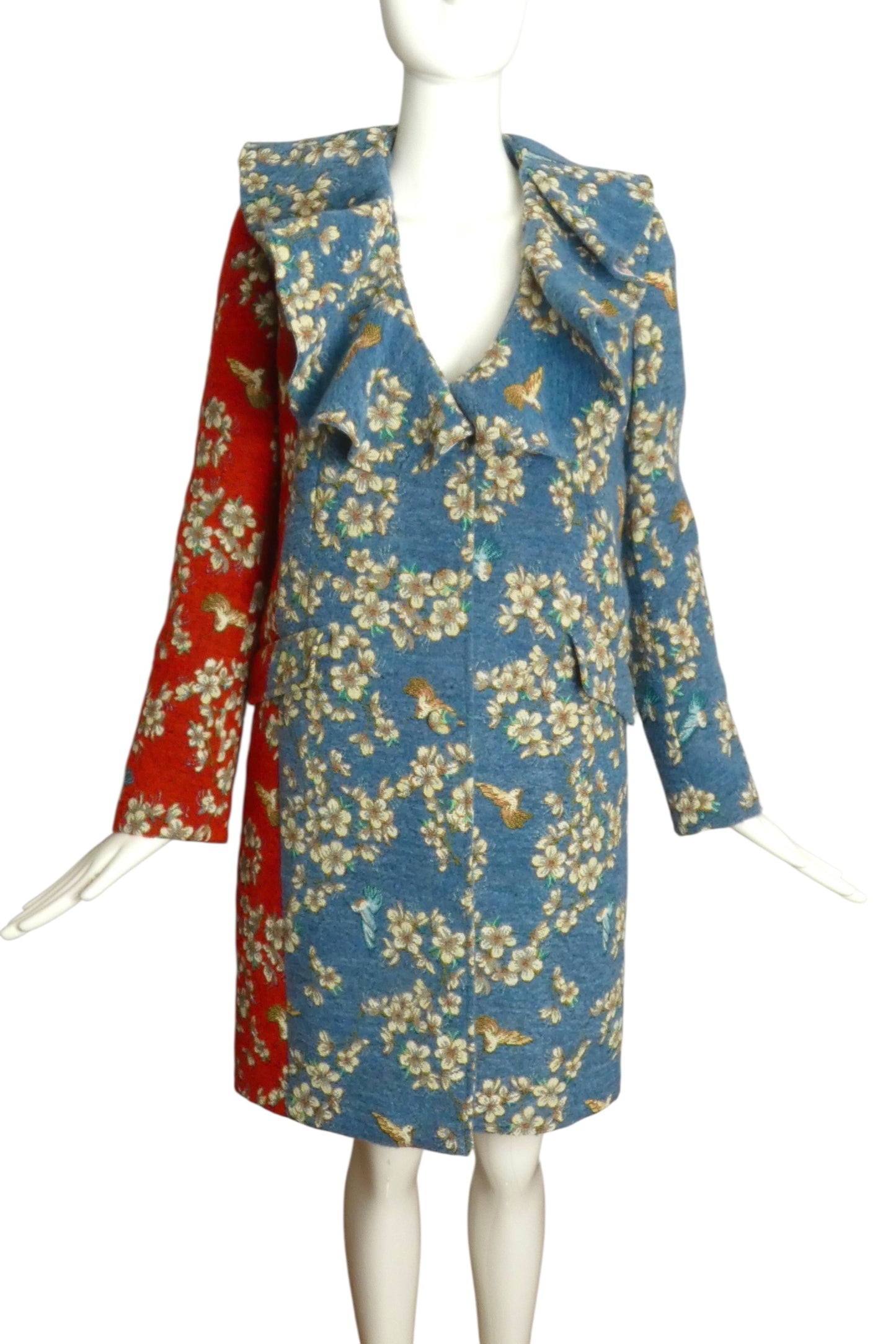 ULTRACHIC- NWT 2018 Multi Color Tapestry Overcoat, Size 12
