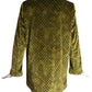 ULTRACHIC- NWT Green Printed Velvet Coat, Size 10