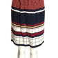 RODIER- NWT Multi Color Wool Pleat Skirt, Size 6