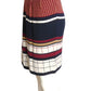 RODIER- NWT Multi Color Wool Pleat Skirt, Size 6