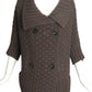 AGNONA- Double Breast Cashmere Cardigan Sweater, Size 12
