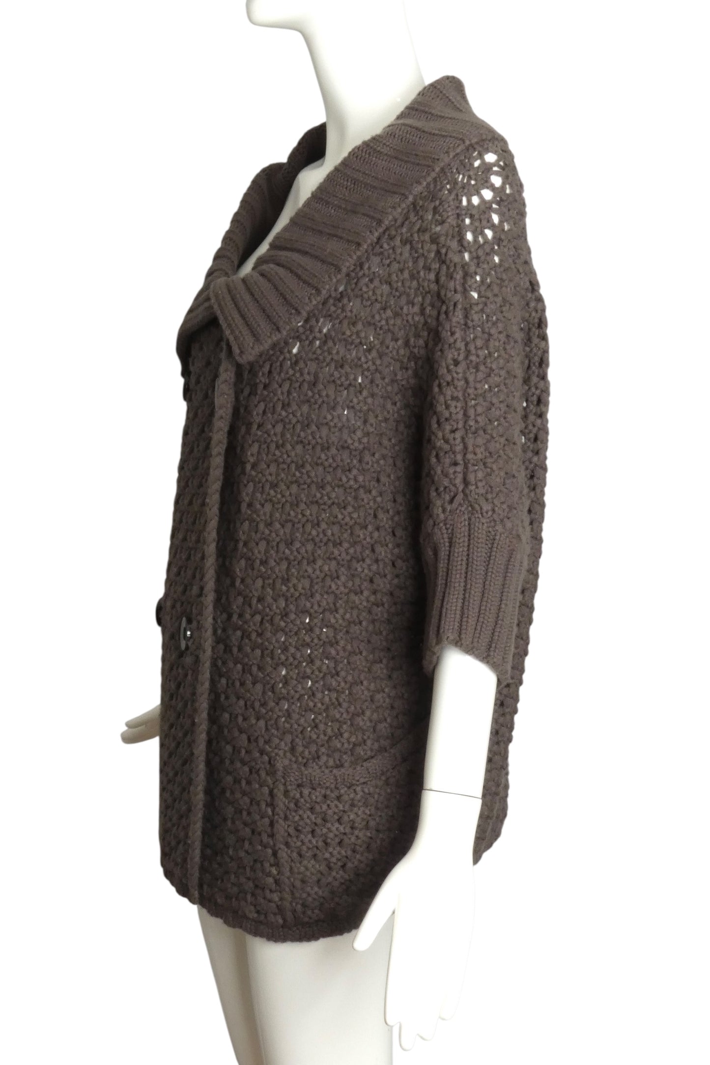 AGNONA- Double Breast Cashmere Cardigan Sweater, Size 12