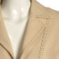 ESCADA- Ivory Leather Blazer, Size 8
