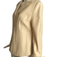 ESCADA- Ivory Leather Blazer, Size 8