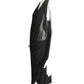 HELMUT LANG- NWT Black Jersey Knit & Leather Dress, Size 8