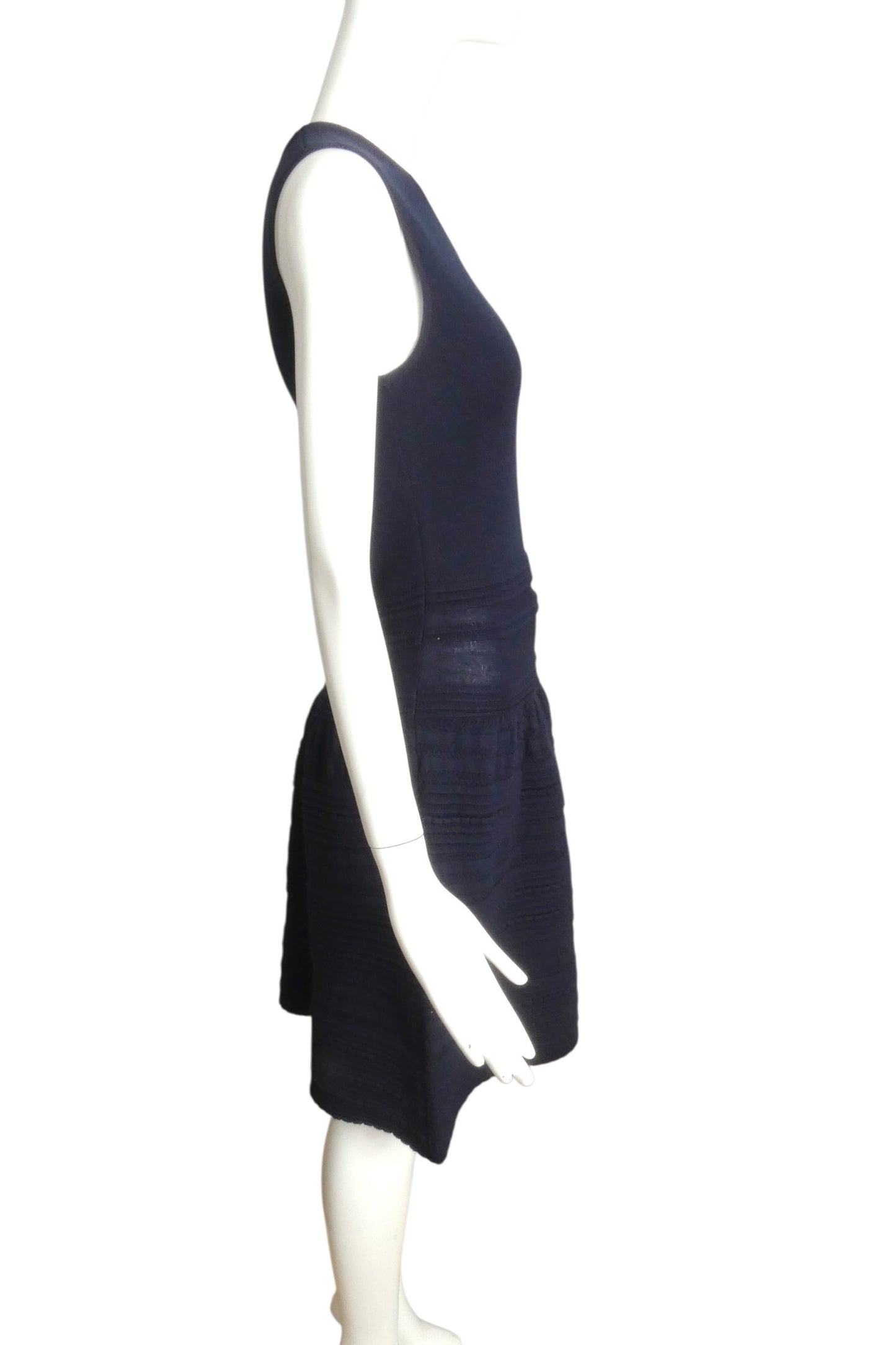 RODIER- NWT Navy Knit Drop Waist Dress, Size 10