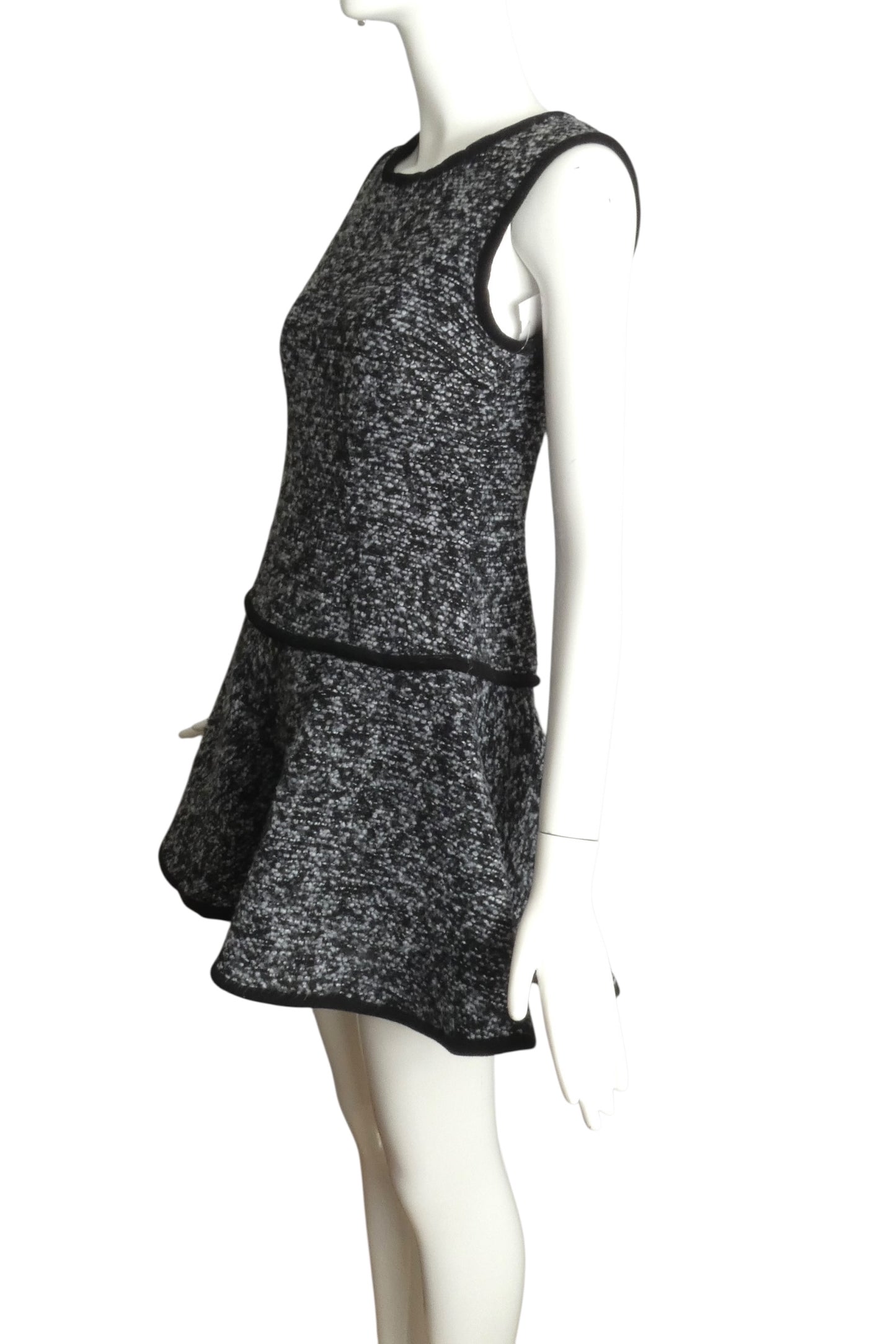 BRIGITTE BARDOT- NWT Boucle Flounce Dress, Size 0