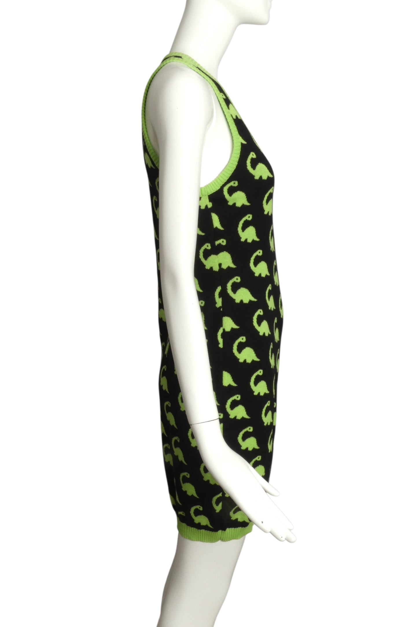CHEAP & CHIC MOSCHINO- NWT Dinosaur Print Sweater Knit Dress, Size 6