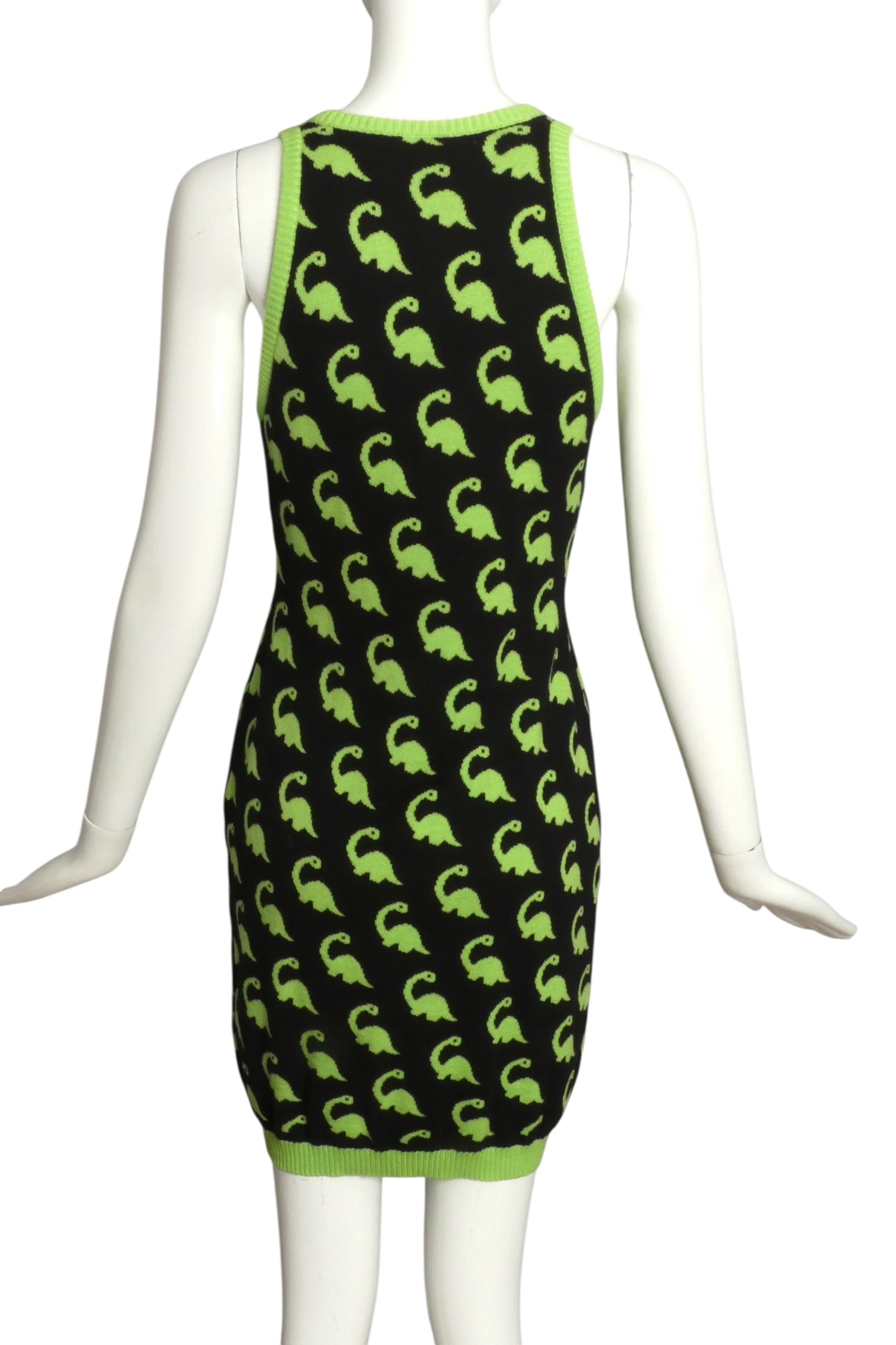 CHEAP & CHIC MOSCHINO- NWT Dinosaur Print Sweater Knit Dress, Size 6