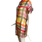 MOSCHINO CHEAP & CHIC- Multi Color Chiffon Shirt Dress, Size 4