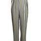 MOSCHINO COUTURE- 1990s Striped "Cruise Me Baby" Pants, Size 2
