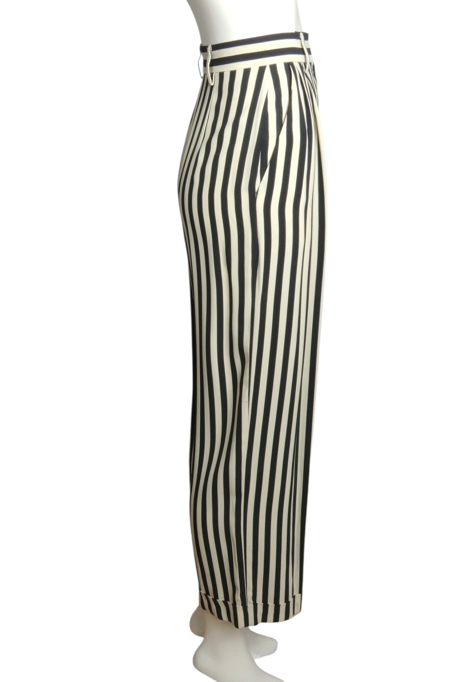MOSCHINO COUTURE- 1990s Striped "Cruise Me Baby" Pants, Size 2