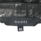 GUCCI- 1999 Black Quilted Leather Pants, Size 2