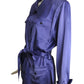 PIERRE CARDIN (HAUTE COUTURE)-2004 Voilet Crepe Back Satin Jacket, Size-10