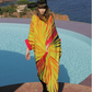 PIERRE CARDIN HAUTE COUTURE- 2009 Silk Print Caftan, Size O/S