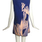 PIERRE CARDIN- 2007 Printed Velveteen Trapeze Dress, Size 4