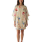 1998 Floral Silk Organza Dress, Size-14