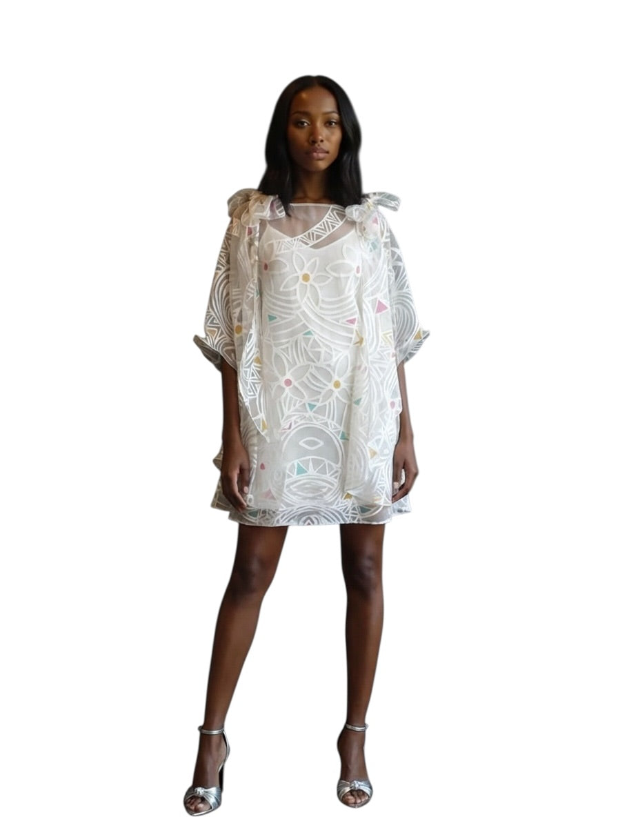 1998 Silk Organza Dress, Size-8