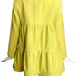 PIERRE CARDIN (HAUTE COUTURE)-2009 Yellow Textured Wool Jacket, Size-8