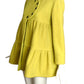 PIERRE CARDIN (HAUTE COUTURE)-2009 Yellow Textured Wool Jacket, Size-8