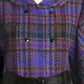 PIERRE CARDIN (HAUTE COUTURE)-1990s Wool Plaid Skirt Suit, Size-8