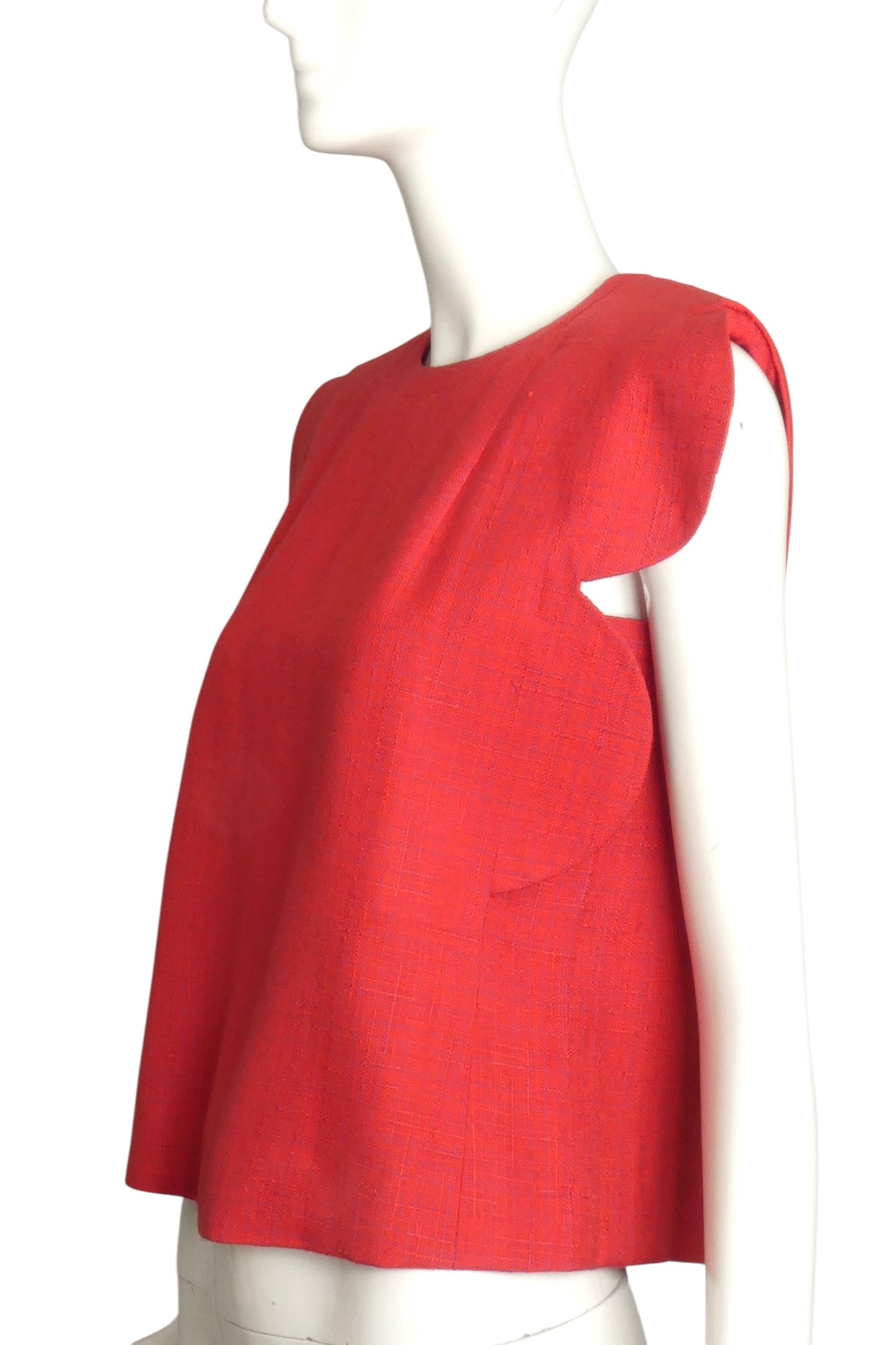 PIERRE CARDIN (HAUTE COUTURE)-1995 Rayon Blend Top, Size-2