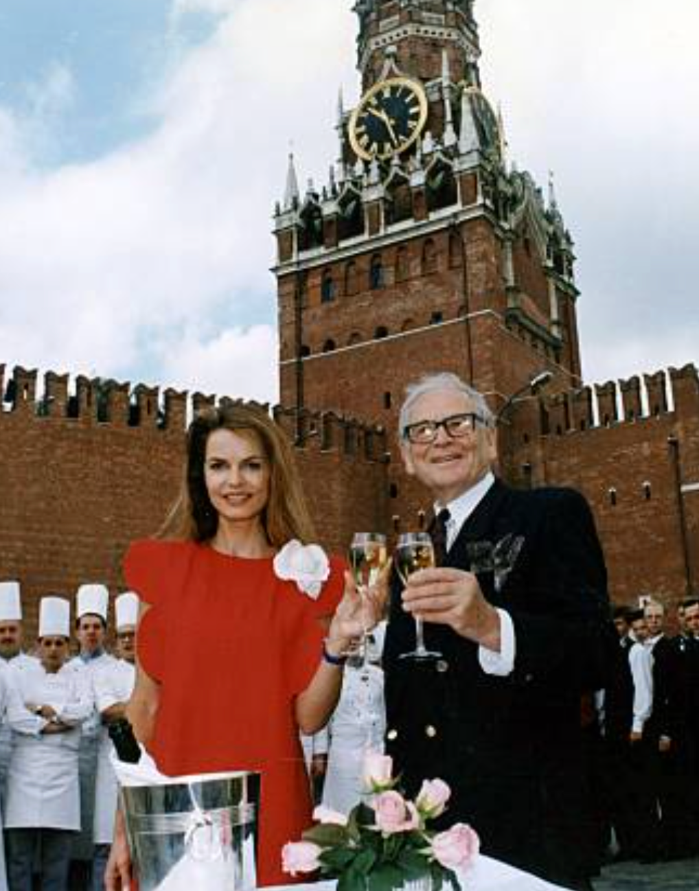 PIERRE CARDIN (HAUTE COUTURE)-1995 Rayon Blend Top, Size-2