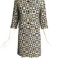 PIERRE CARDIN (HAUTE COUTURE)- 1970 Linen Dress & Jacket Ensemble, Size-2