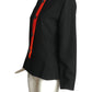 PIERRE CARDIN (HAUTE COUTURE)-1980s Black Wool Crepe Jacket, Size-6