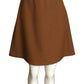 PIERRE CARDIN BOUTIQUE-1990s Brown 2pc Knit Skirt Ensemble, Size-4