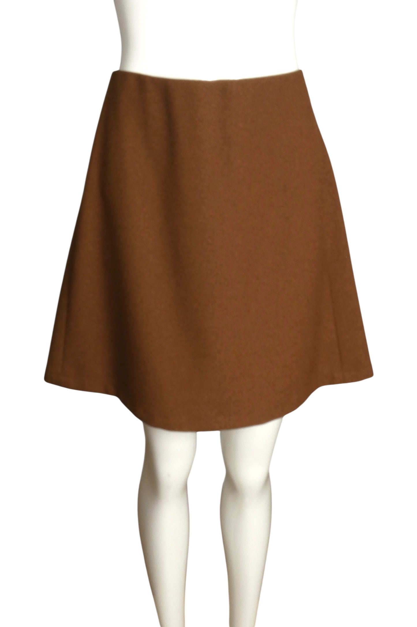 PIERRE CARDIN BOUTIQUE-1990s Brown 2pc Knit Skirt Ensemble, Size-4