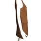 PIERRE CARDIN BOUTIQUE-1990s Brown 2pc Knit Skirt Ensemble, Size-4