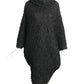 PIERRE CARDIN BOUTIQUE-2008 Puckered Organza Cowl Dress, Size-O/S