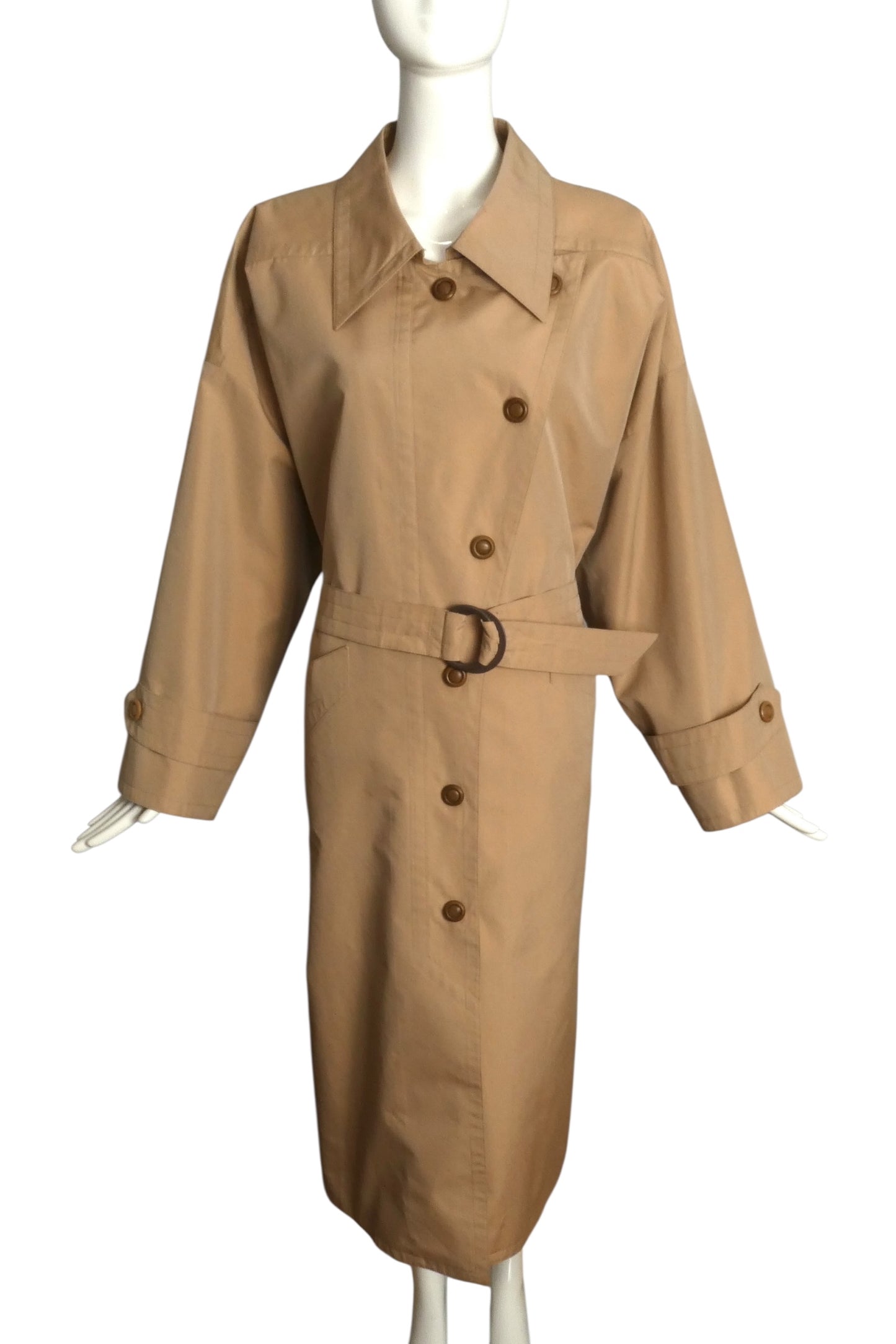 PIERRE CARDIN (HAUTE COUTURE)-1990s Cotton Trench Coat, Size-12