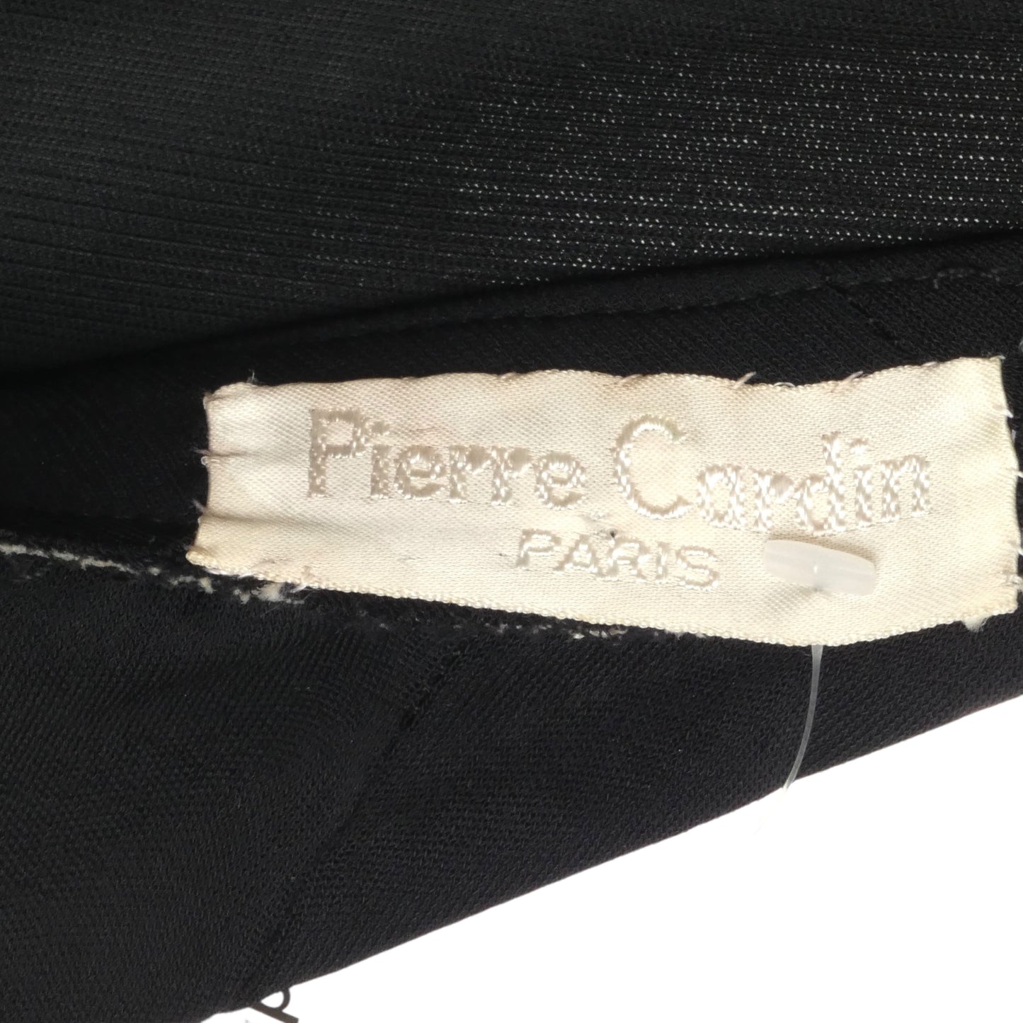 PIERRE CARDIN (HAUTE COUTURE)-2008 Black Jersey Knit Evening Dress, Size 4