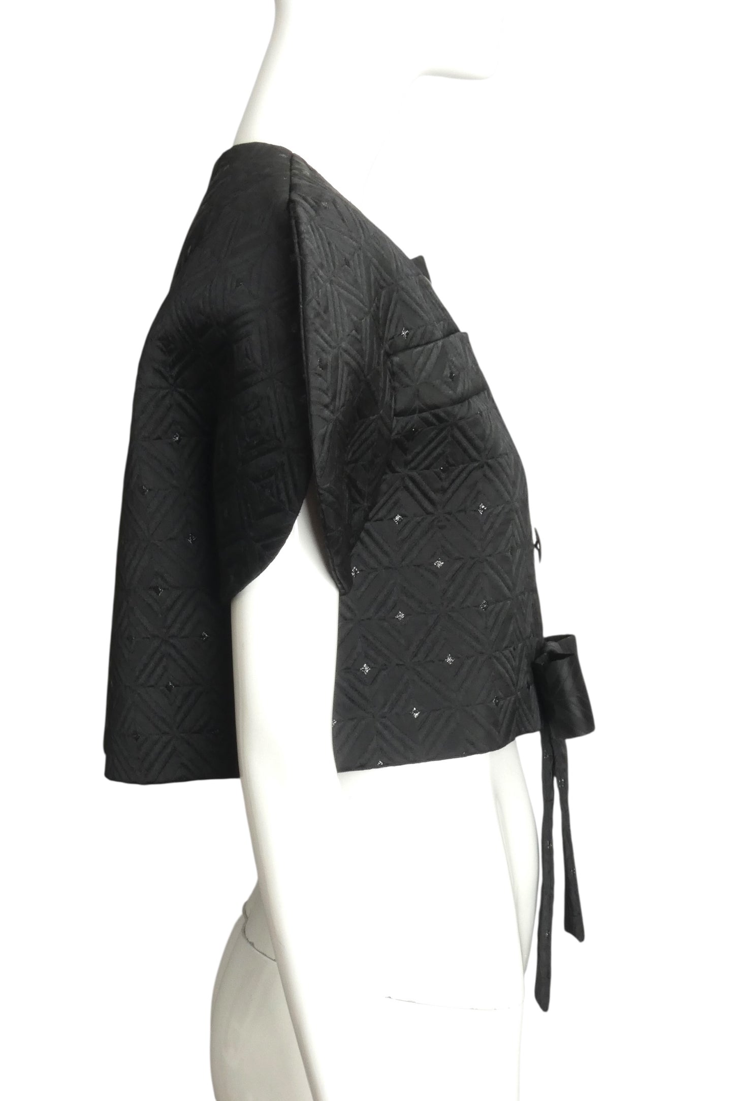 PIERRE CARDIN (HAUTE COUTURE)-1992 Structured Bolero Jacket, Size-8