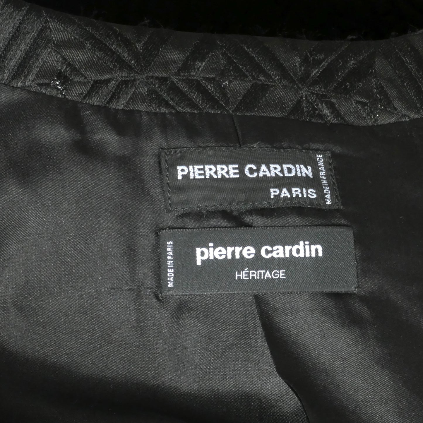 PIERRE CARDIN (HAUTE COUTURE)-1992 Structured Bolero Jacket, Size-8