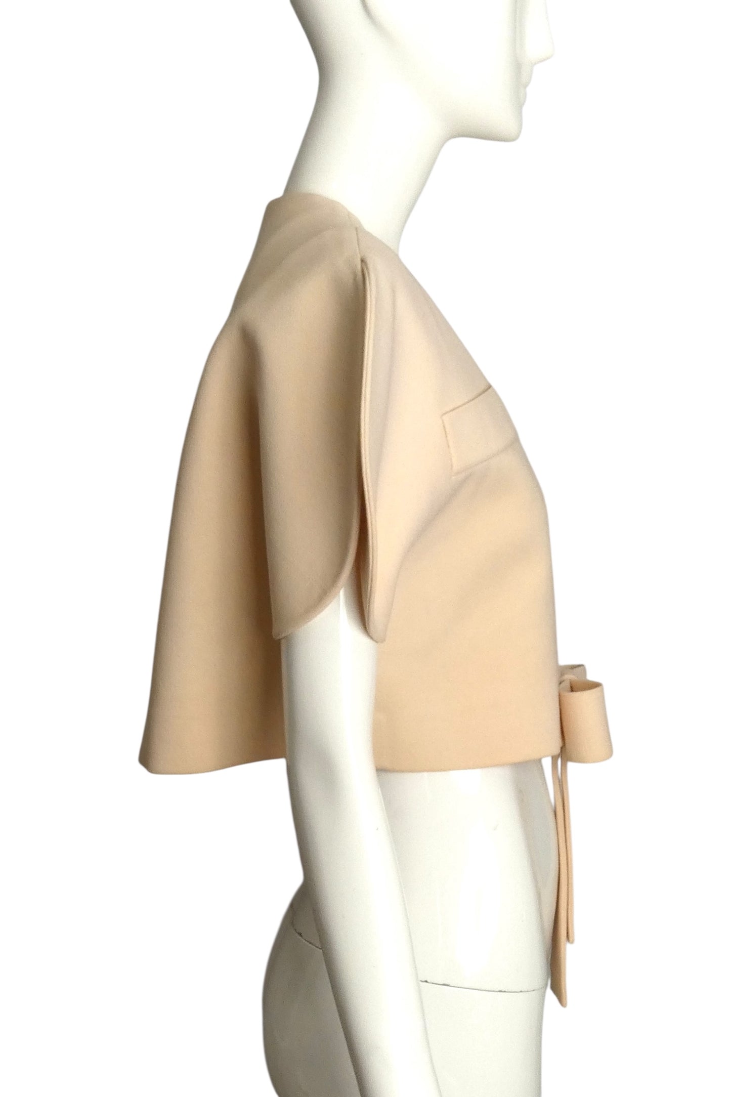 PIERRE CARDIN (HAUTE COUTURE)-1992 Structured Bolero Jacket, Size-6