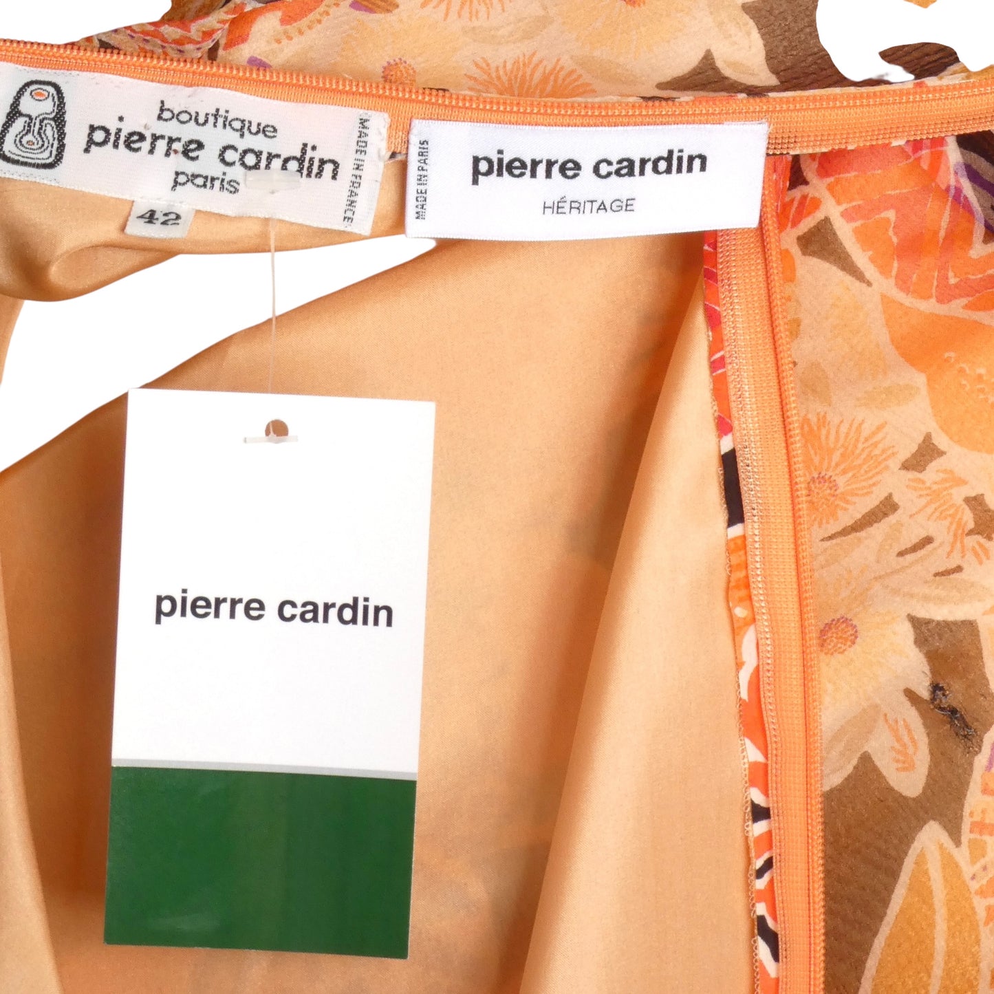 PIERRE CARDIN -2009 Floral Chiffon Evening Dress, Size 10