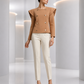 PIERRE CARDIN - 1996 Beige Sculptured Wool Jacket, Size-4