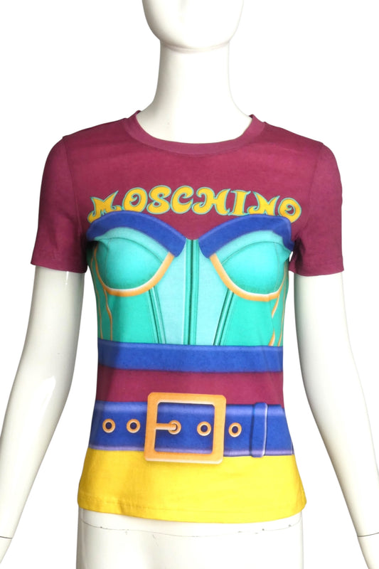 MOSCHINO COUTURE- NWT Graphic Print T-Shirt, Size 2