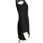 MOSCHINO COUTURE- NWT 2018 Black Crepe Suspender Dress, Size 8