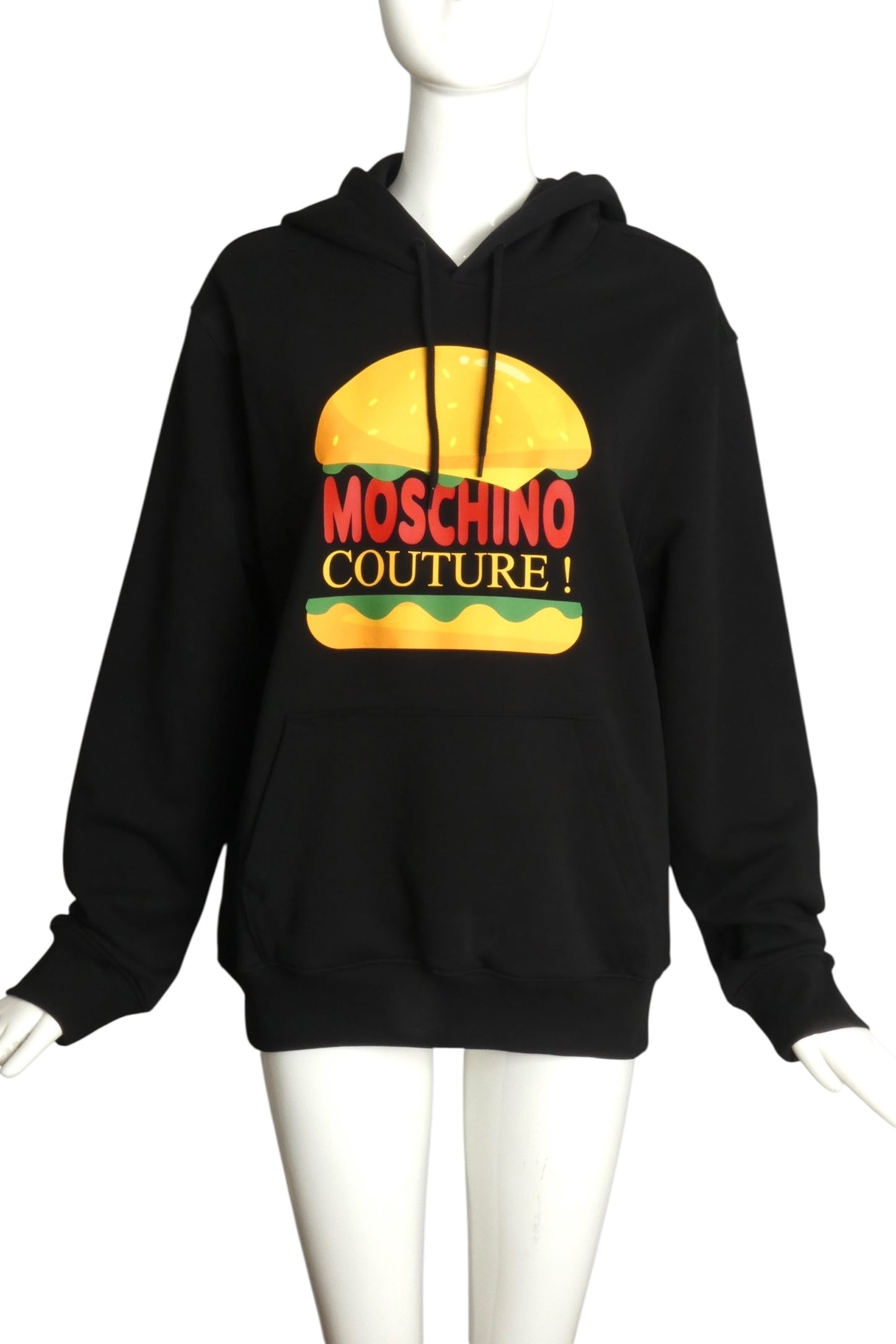 MOSCHINO COUTURE- NWT 2022 Hamburger Hoodie, Size 8