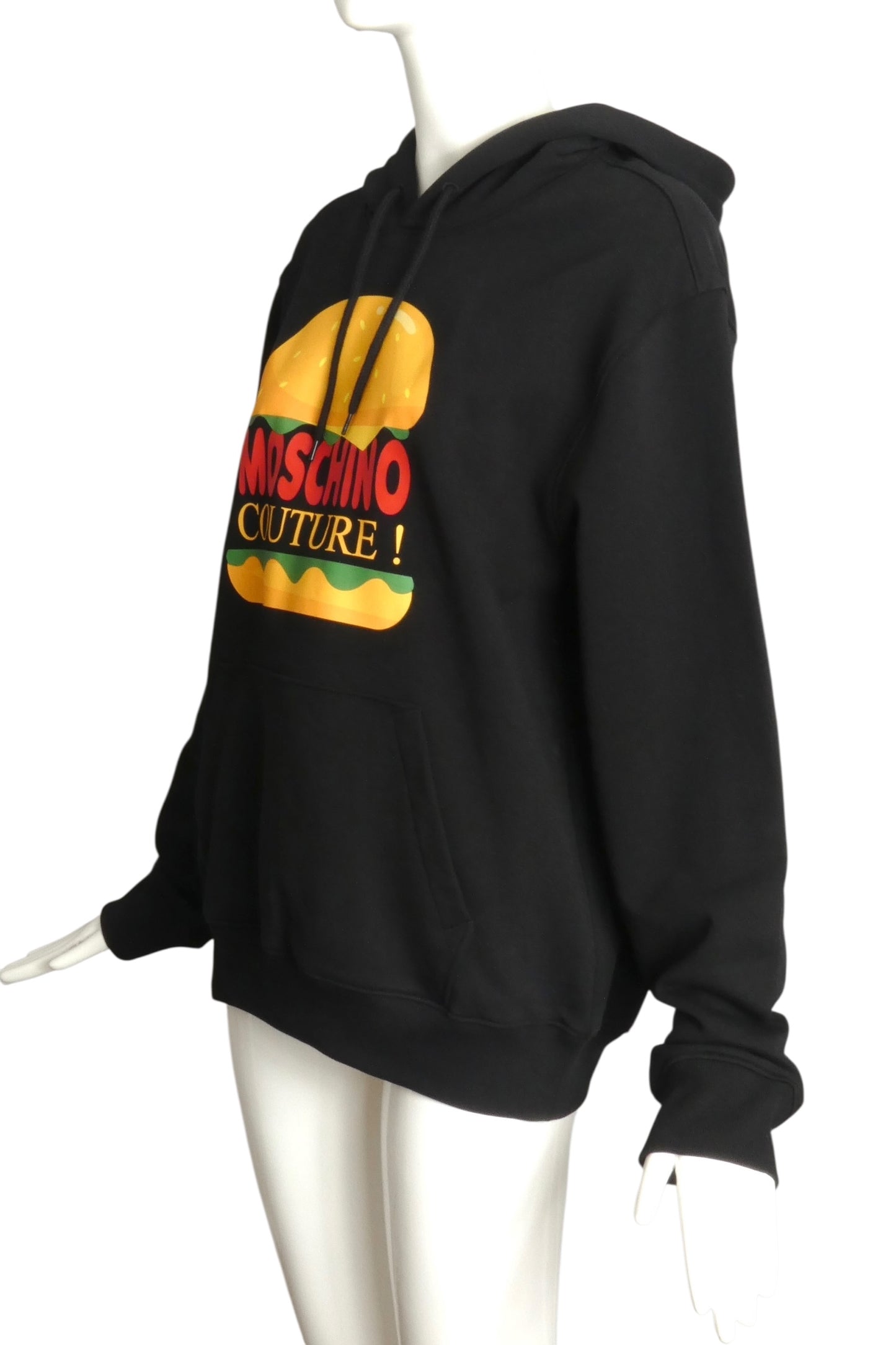 MOSCHINO COUTURE- NWT 2022 Hamburger Hoodie, Size 8
