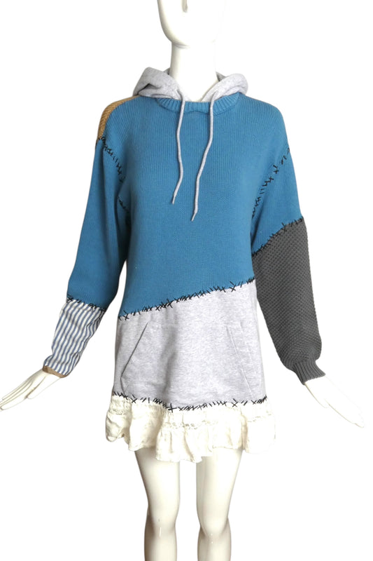 MOSCHINO COUTURE- NWT 2020 Fabric Block Sweater Dress, Size 2