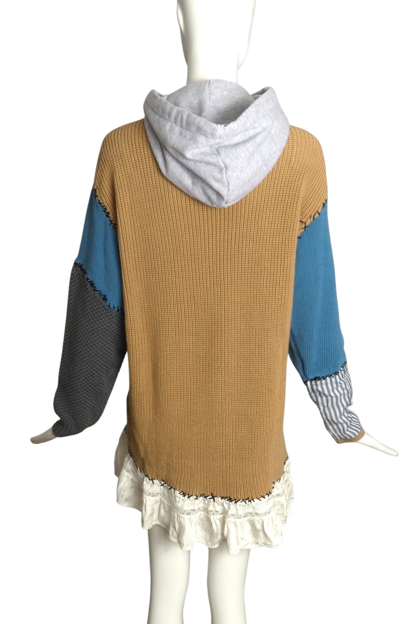 MOSCHINO COUTURE- NWT 2020 Fabric Block Sweater Dress, Size 2