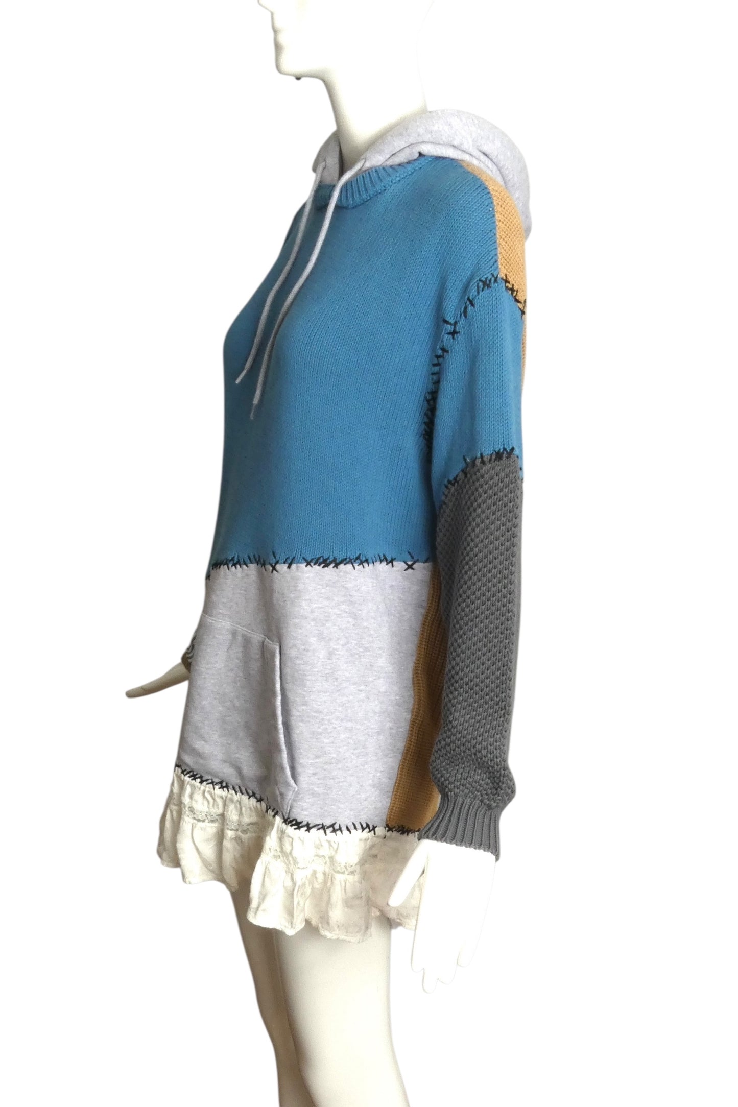 MOSCHINO COUTURE- NWT 2020 Fabric Block Sweater Dress, Size 2