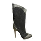 2000S NIB Crystal Lace Boots, Size-38