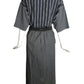 ISSEY MIYAKE- 1981 3pc Striped Cotton Skirt Ensemble, Size 8