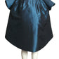 PIERRE CARDIN BOUTIQUE-2012 Blue Taffeta Ruffle Overskirt, Size-4